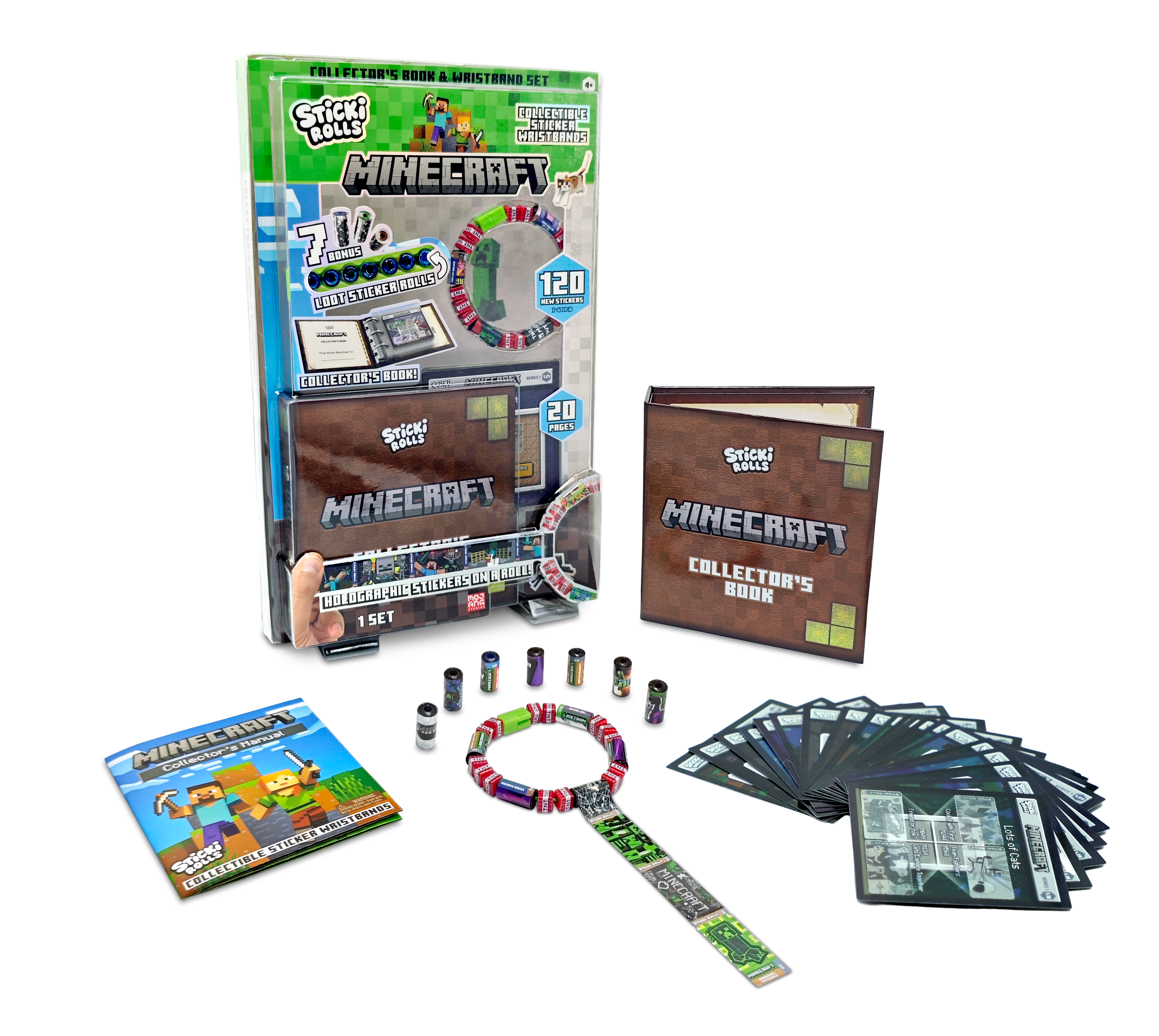 Sticki Rolls Minecraft Sticki Book Klistermærker - Geekd.dk