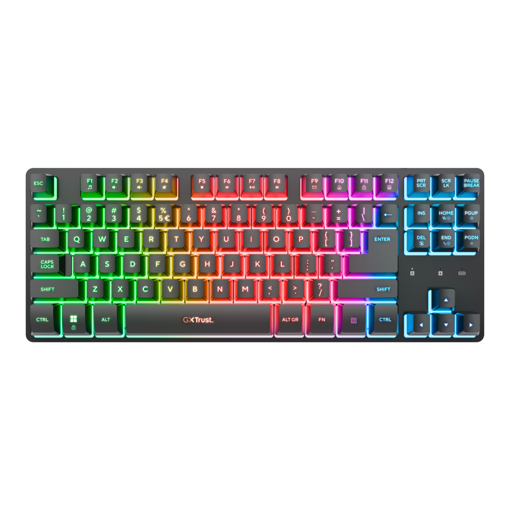 Trust Gxt 831 Thado Tkl Trådløst Gaming-tastatur  -  Sort - Geekd.dk