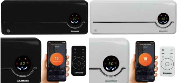 Varmeblæser 2000w Med Wi-fi & Fjernbetjening  Smart Væghængt Varmeblæser