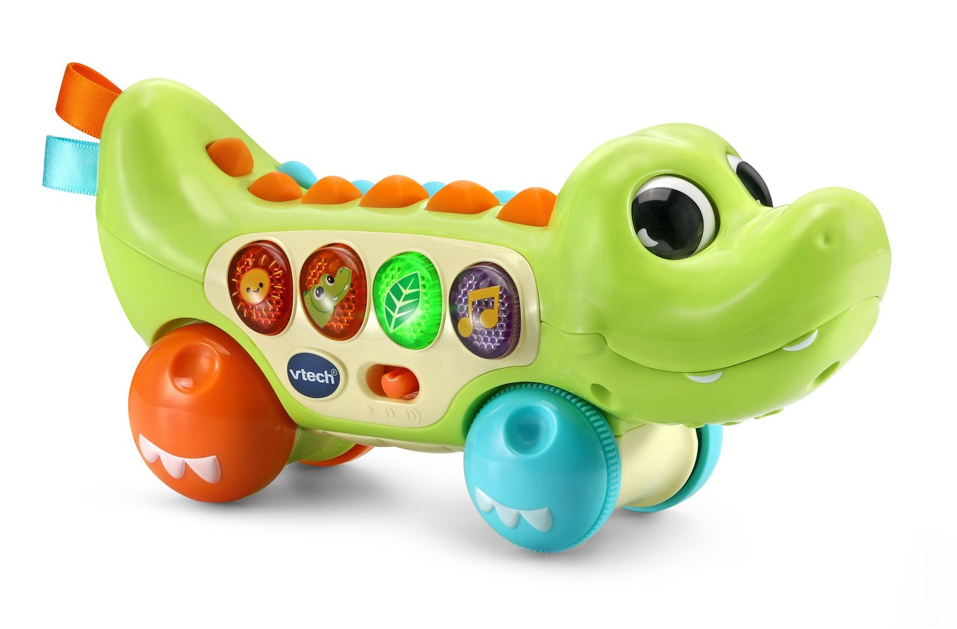 Vtech Tril & Syng Alligator  -  Dansk  -  Squishy Spikes Legetøj - Geekd.dk