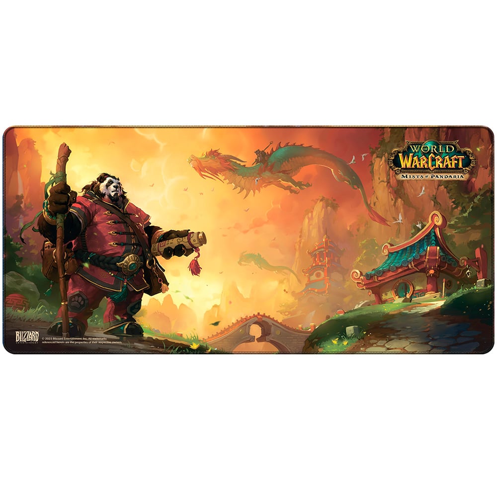 World Of Warcraft  -  Pandaren With Lanters  -  Mousepad Musemåtte - Geekd.dk