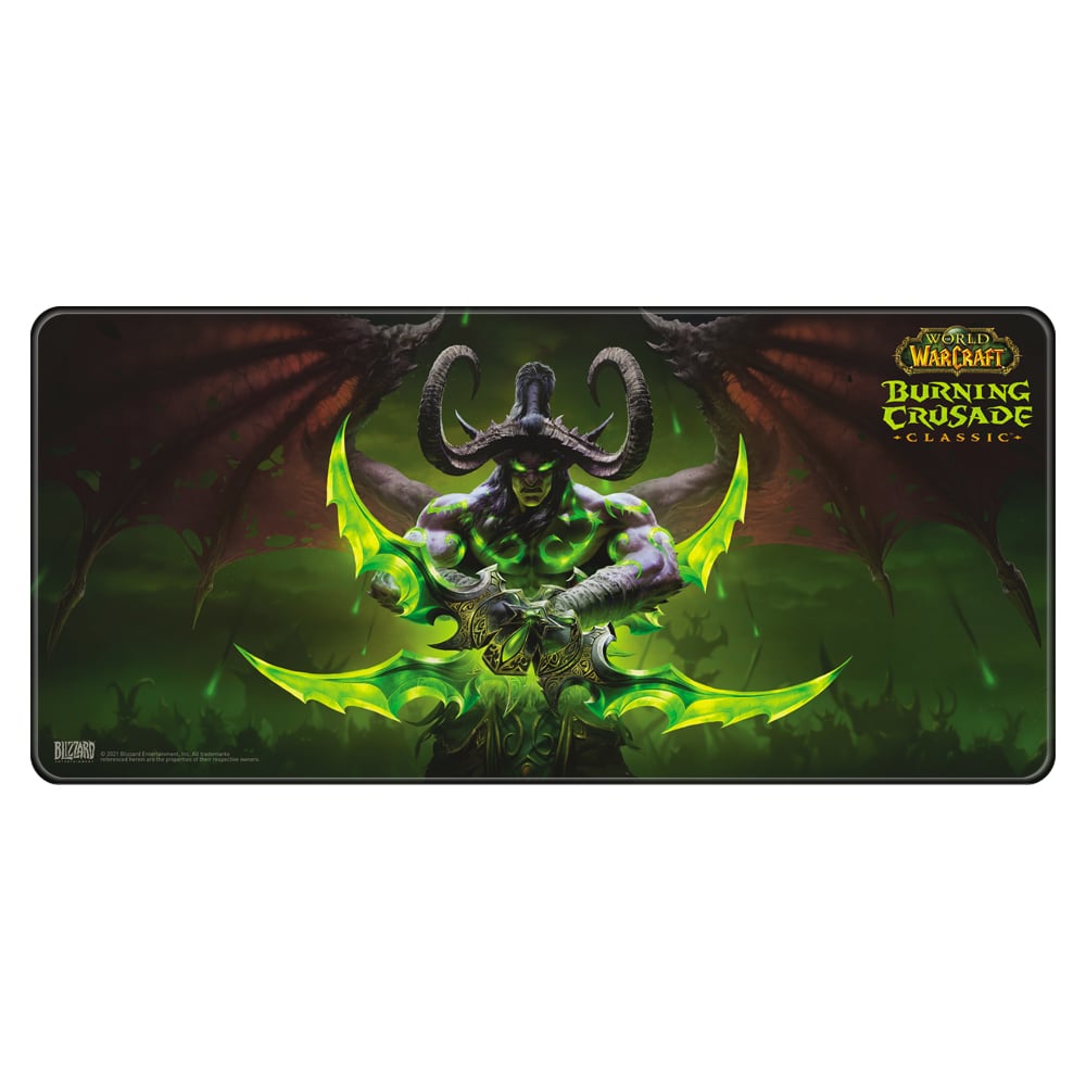 World Of Warcraft Xl Mousepad  -  Illidan Musemåtte - Geekd.dk